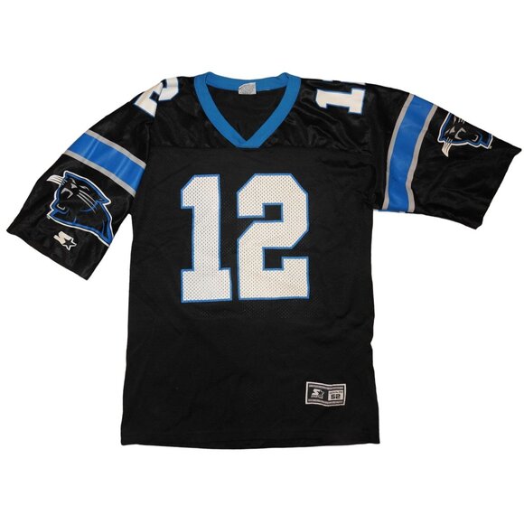 Vintage 1995 Carolina Panthers Kerry Collins #12 Starter NFL Jersey Size 52 XL - Picture 1 of 11